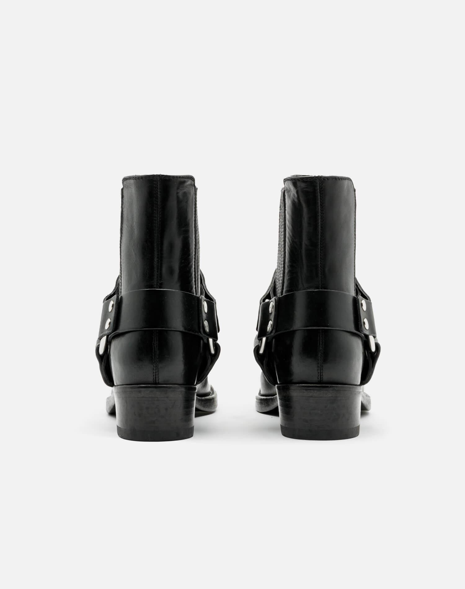 Cavalry Boot - Black Leather Female Product Image
