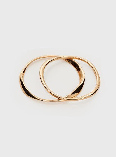 Kelsie Bracelet Pack Gold Product Image