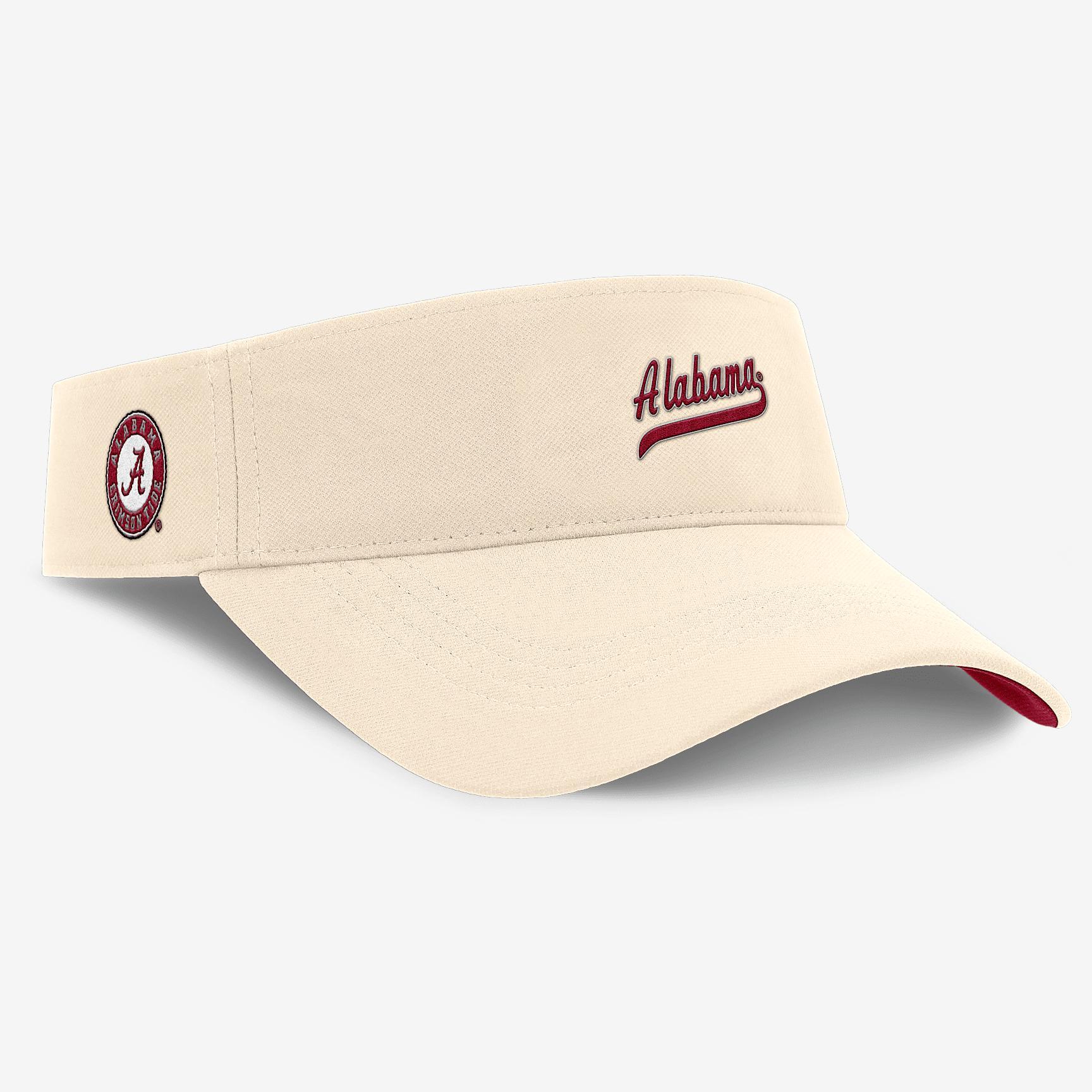 Alabama Crimson Tide Primetime Ace Nike Men's Dri-FIT College Adjustable Visor Product Image