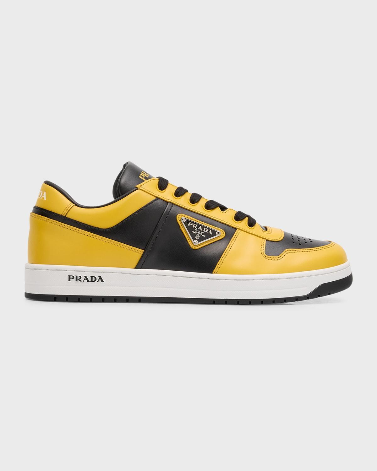 Mens Downtown Leather Sneakers Product Image