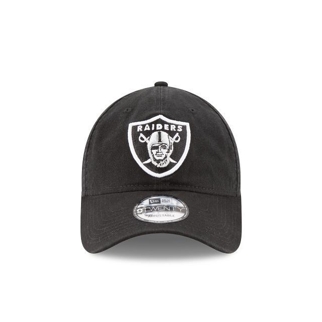 Las Vegas Raiders Core Classic Black 9TWENTY Adjustable Hat Male Product Image