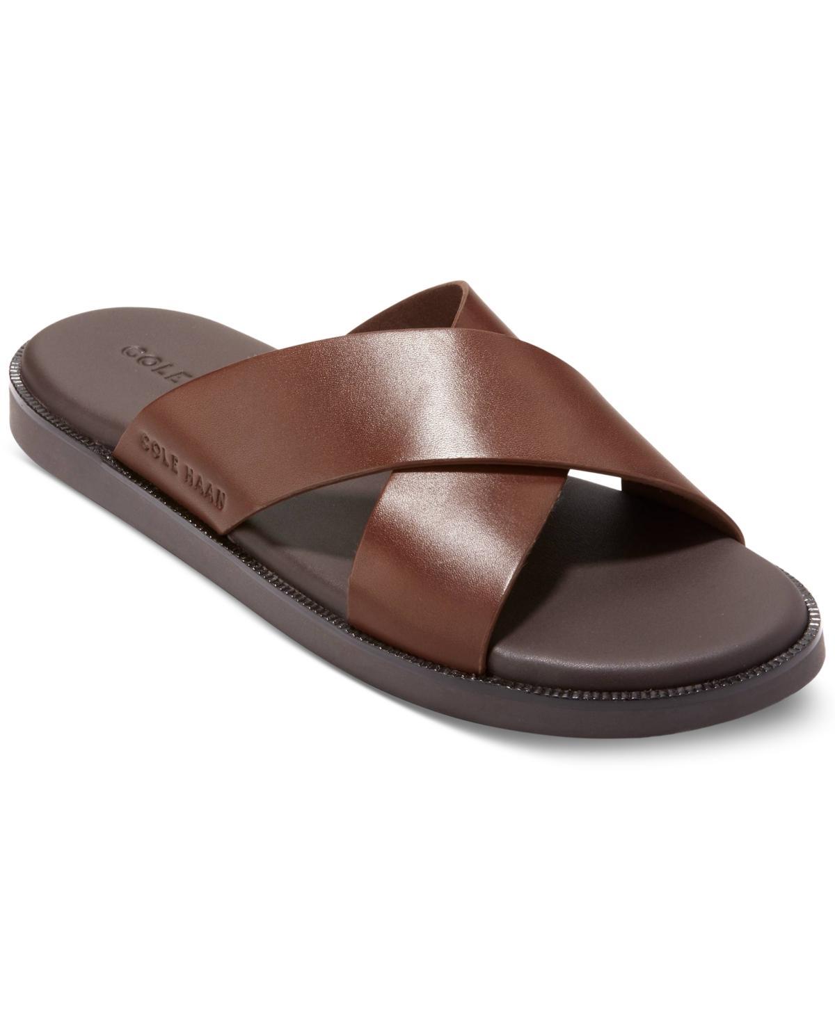 Cole Haan Mens Nantucket Cross Strap Slip On Slide Sandals Product Image