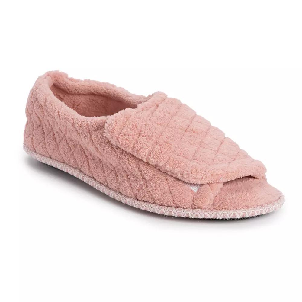 MUK LUKS Womens Peep-Toe Slippers Product Image