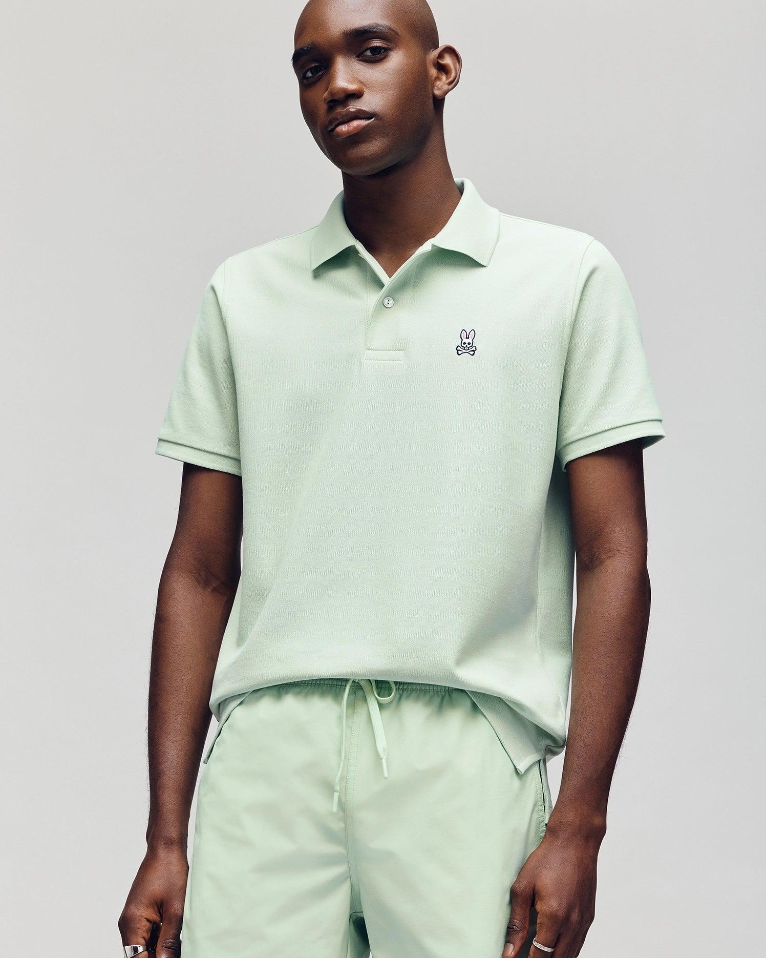 Men's Classic Pique Polo 333 GOSSAMER GREEN / XXXL Product Image