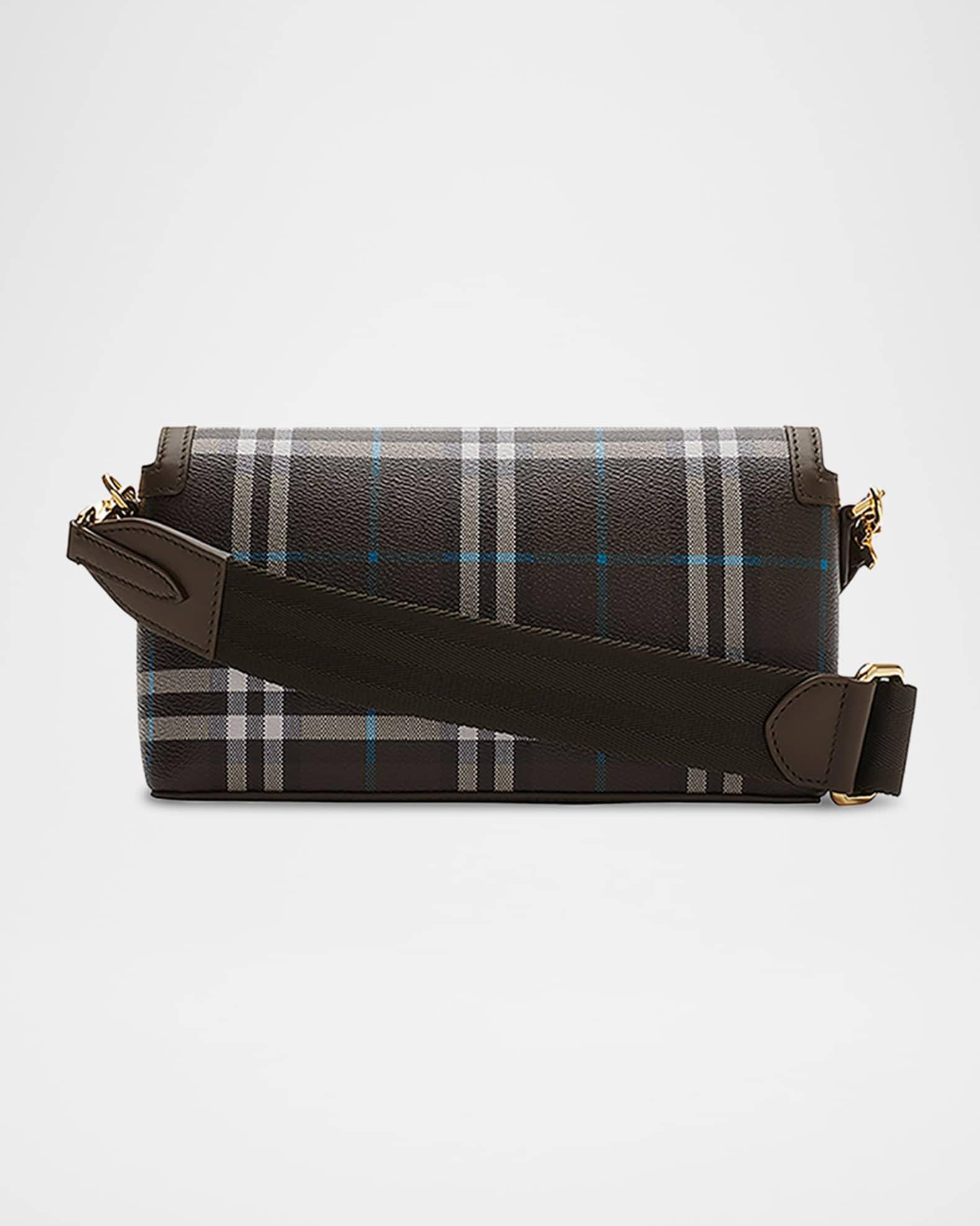 Note Small Check Canvas Crossbody Bag Product Image
