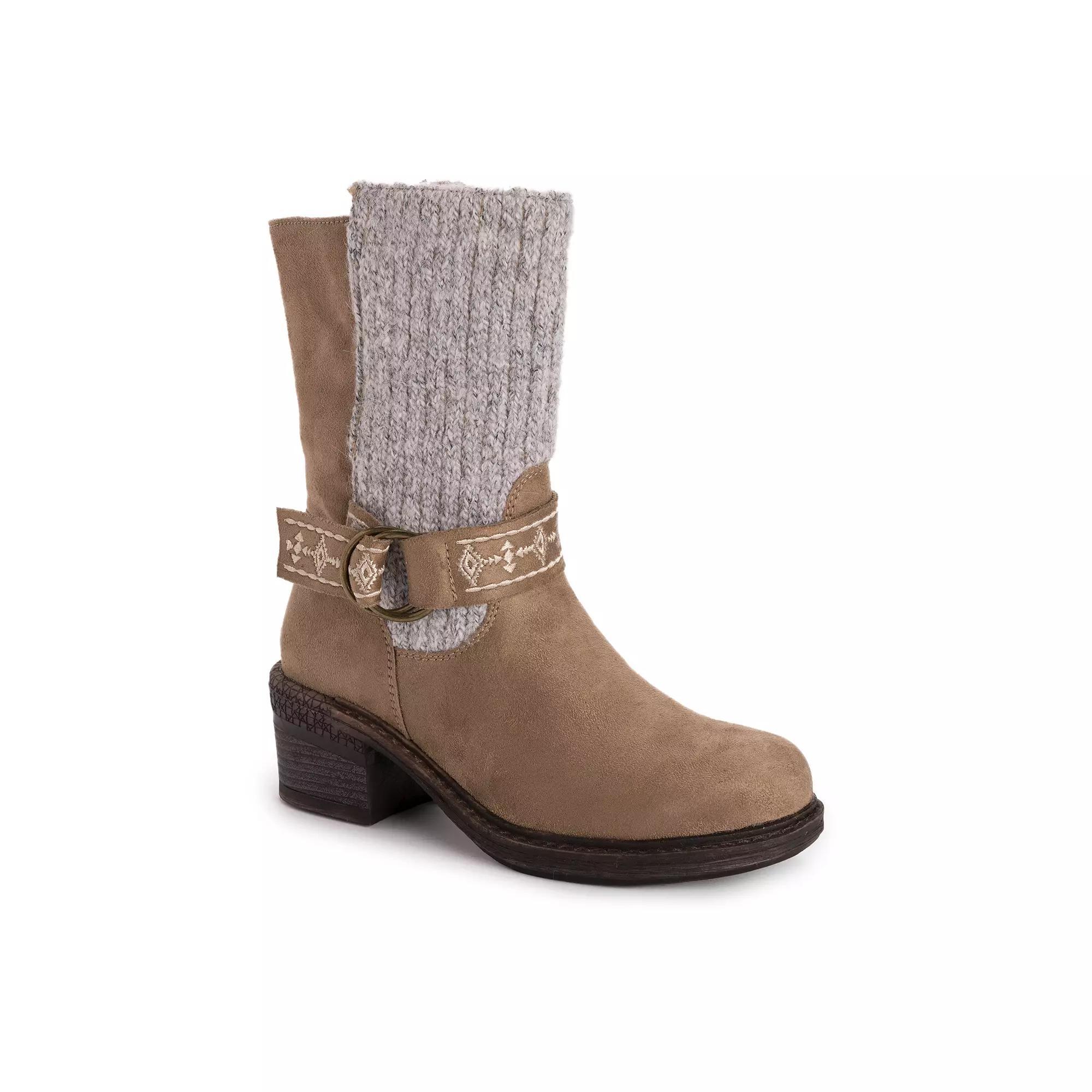MUK LUKS Arya Alice Women's Ankle Boots, Size: 6.5, Gray Product Image