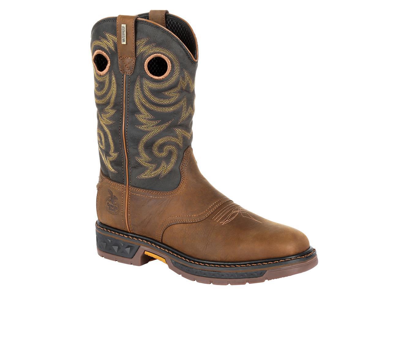 Men's Georgia Boot Carbo-Tec LT Waterproof Pull On Work Boots Product Image