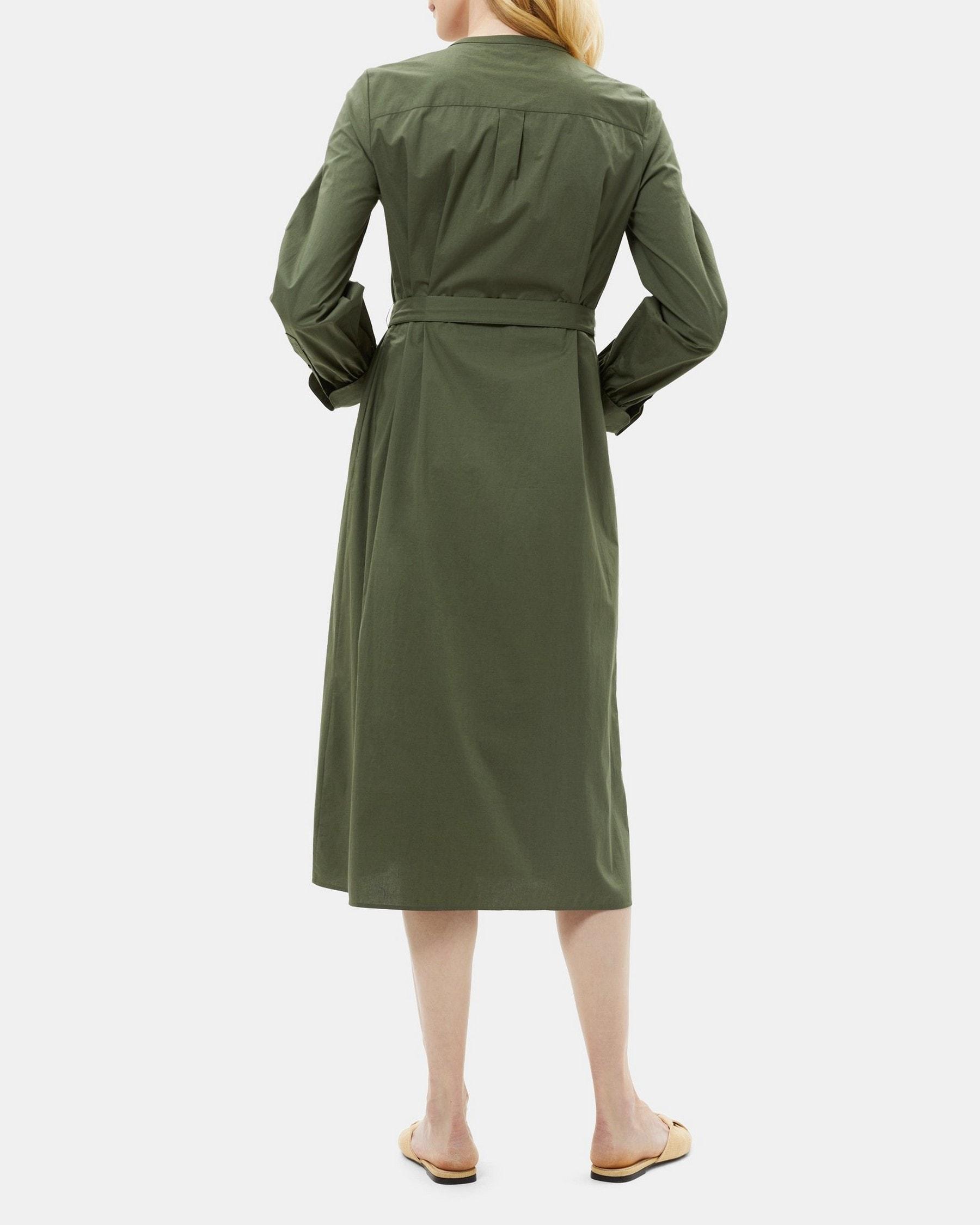 Shirt Dress in Cotton Poplin Product Image