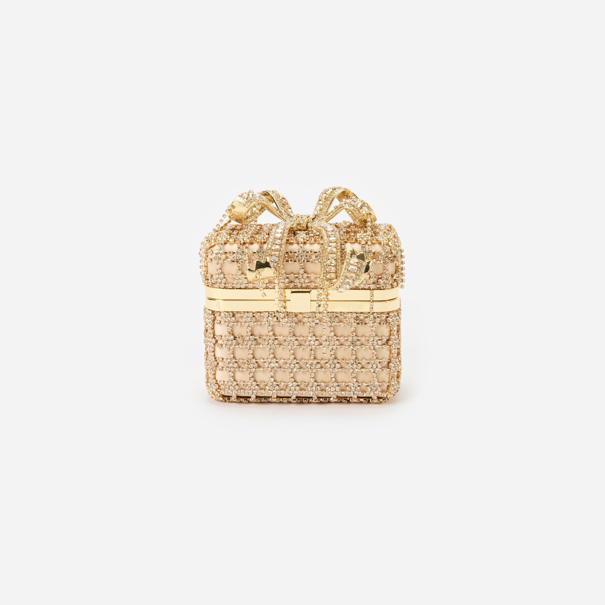Gold Crystal Vanity Case Product Image
