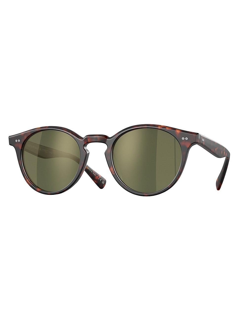 Mens Romare Phantos 50MM Round Sunglasses Product Image