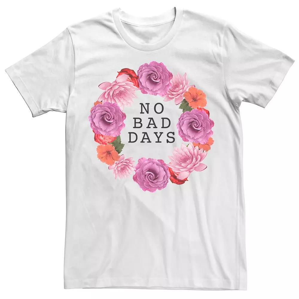 Mens No Bad Days Flower Wreath Tee Product Image