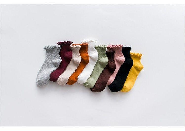 Frill Trim Knit Socks Product Image
