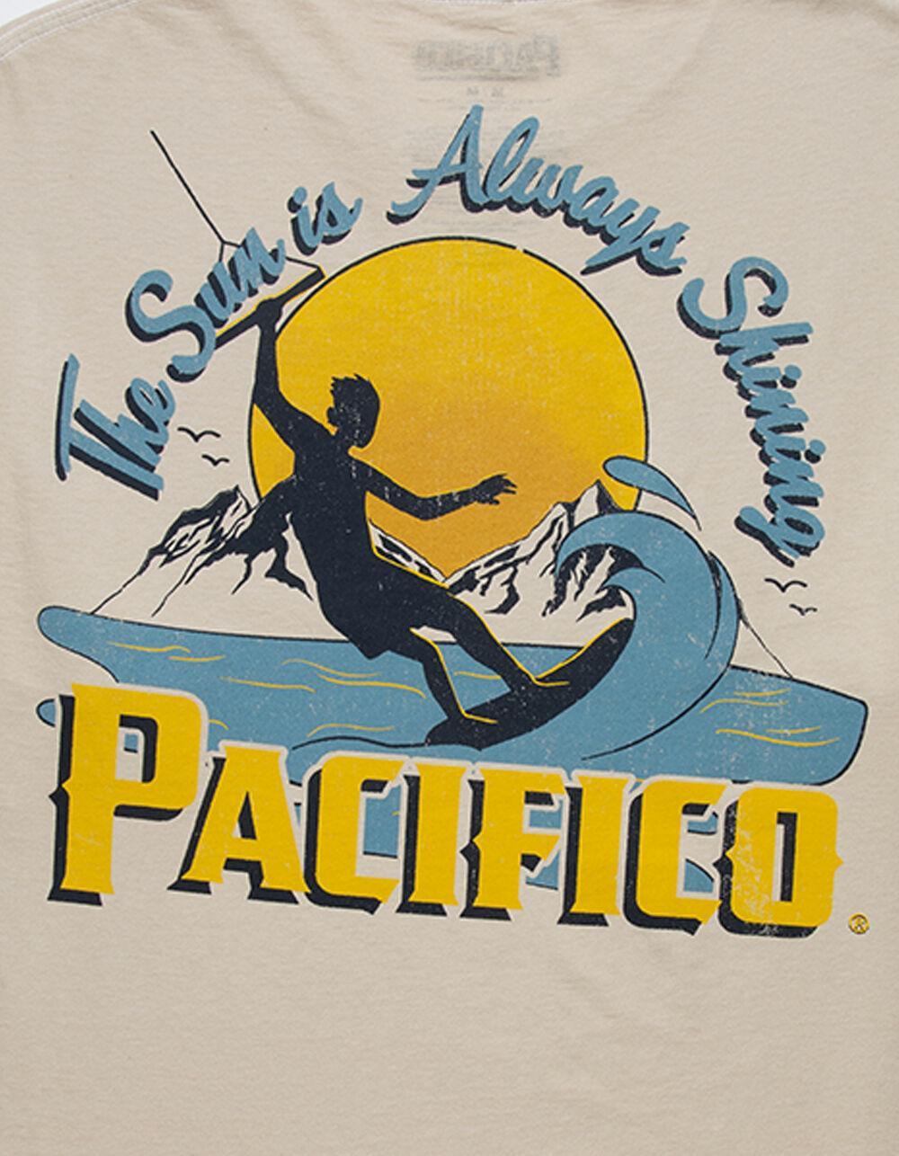 PACIFICO Surf Mens Tee - OFF WHITE Product Image