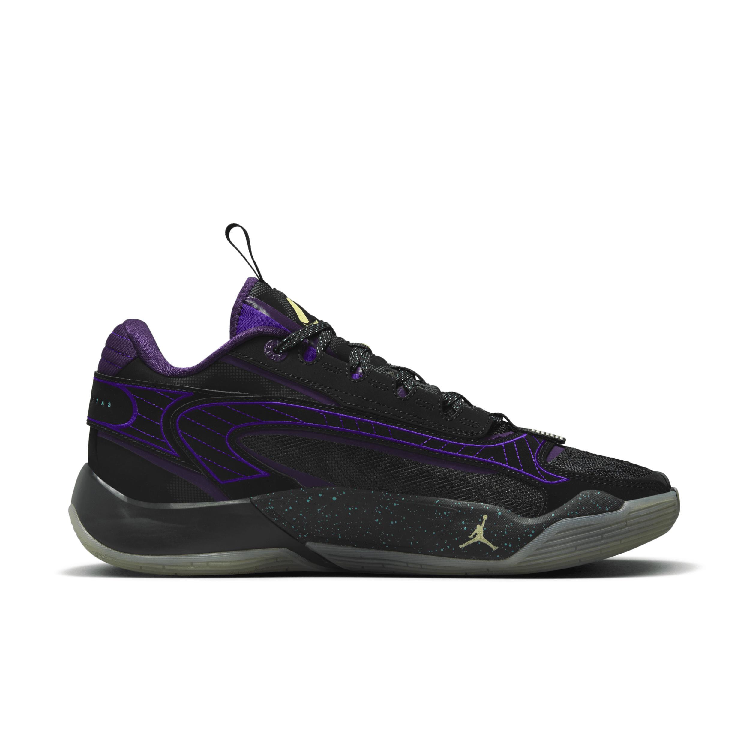 Jordan Boys Michael Jordan Jordan Luka 2 - Boys Grade School Basketball Shoes Bright Mango/Barely Green/Black Product Image