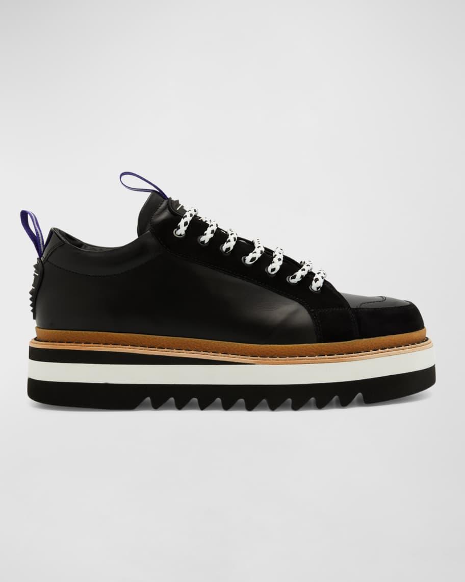 Men's City Trainer Leather Low-Top Sneakers Product Image
