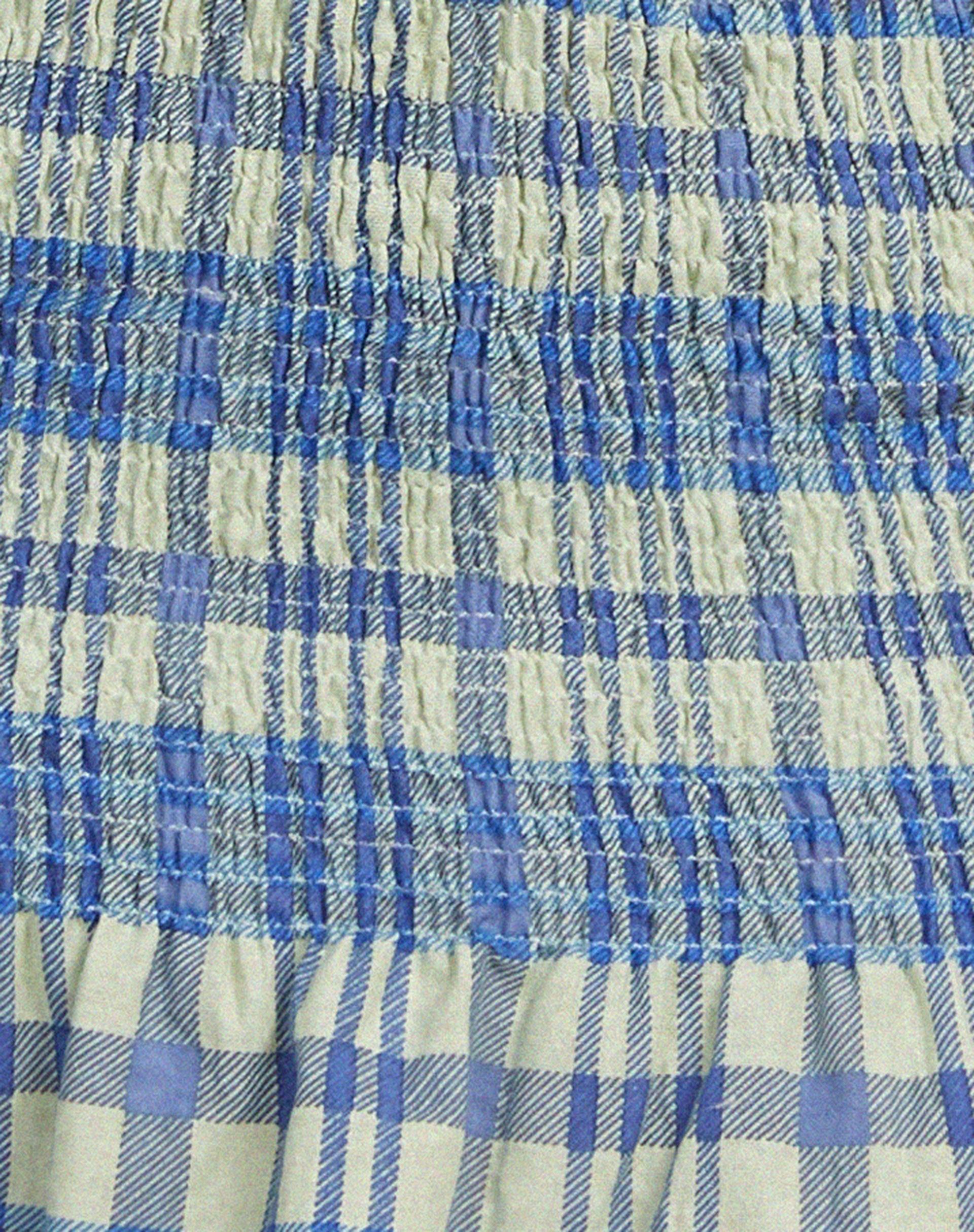 Tylee Mini Skirt in Colourpop Check Green and Blue Product Image