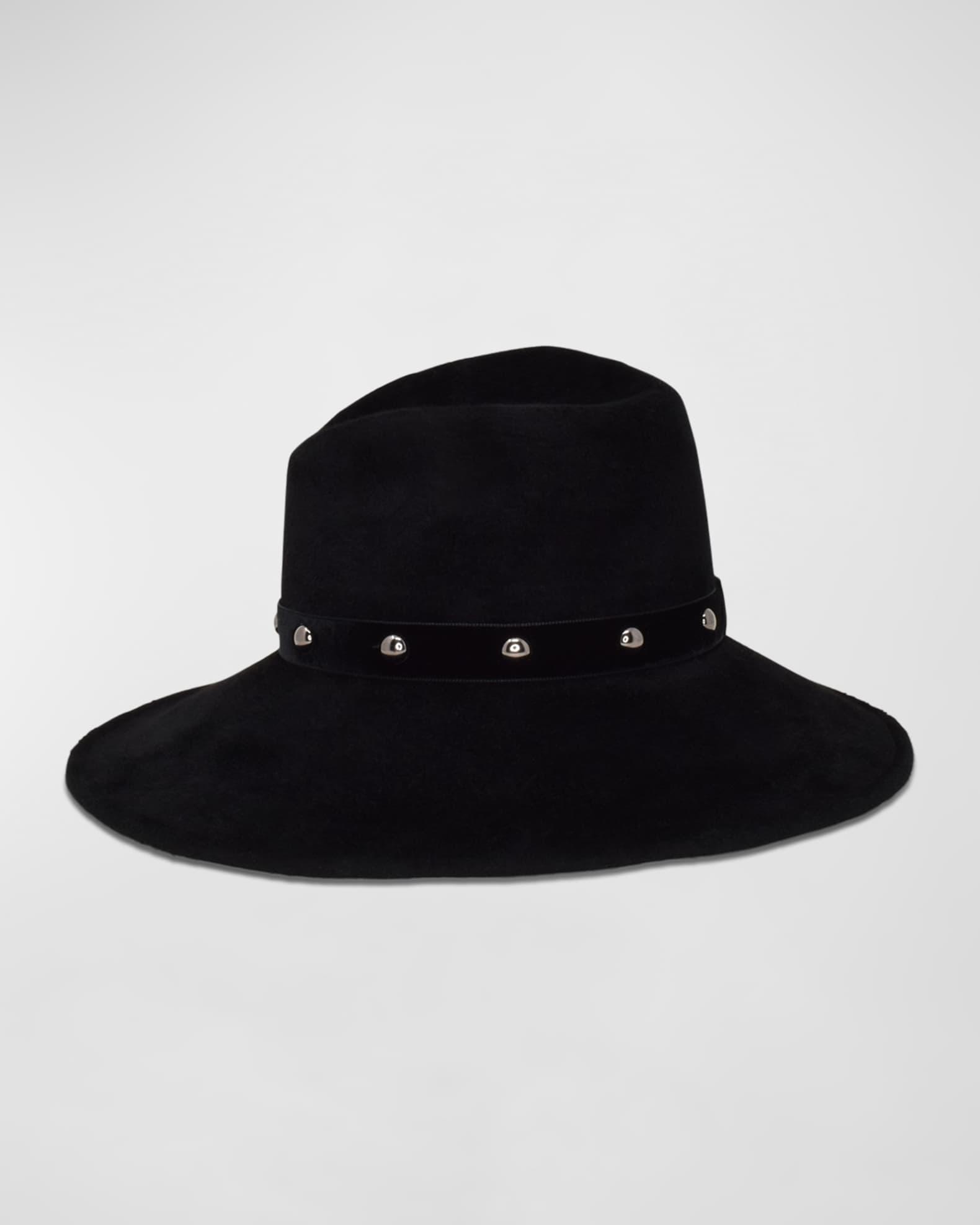 Drake Felt Fedora with Studded Band  Product Image