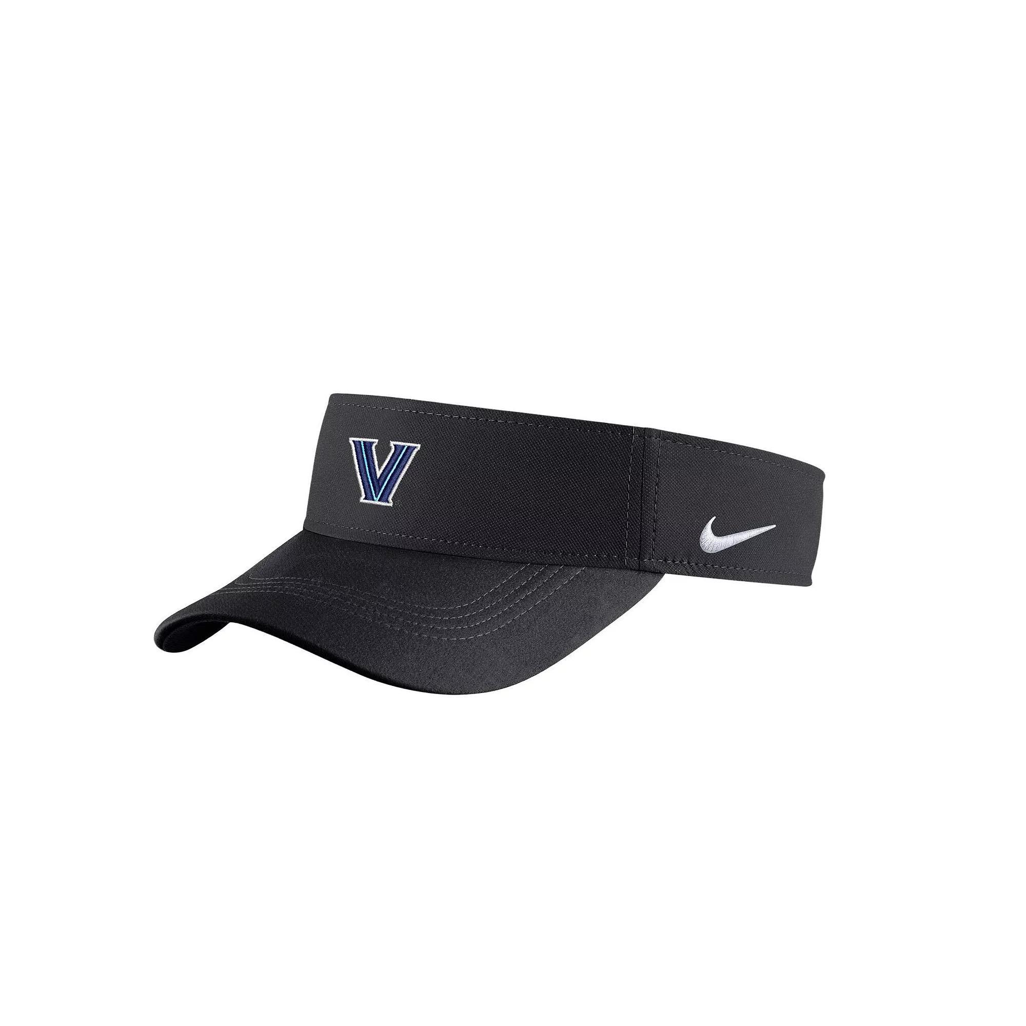 Men's Nike  Black Villanova Wildcats 2023 Sideline Performance Adjustable Visor Product Image