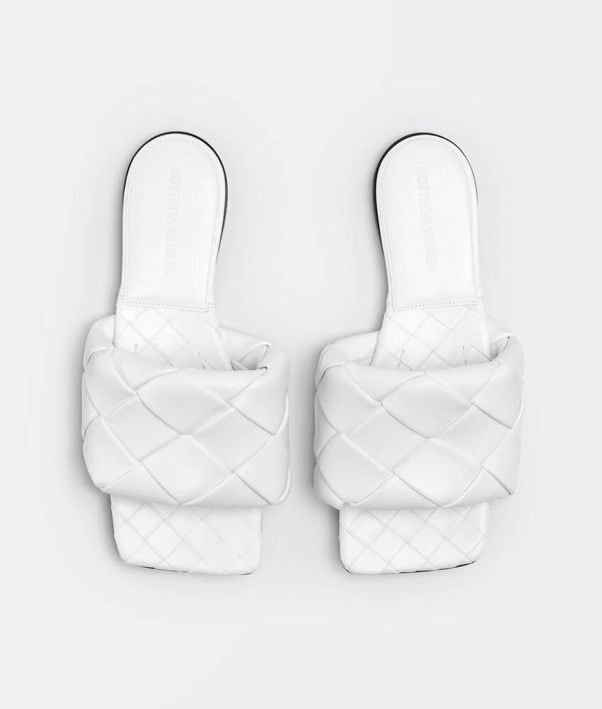 Women's Lido Flat Sandal in Optic white Product Image