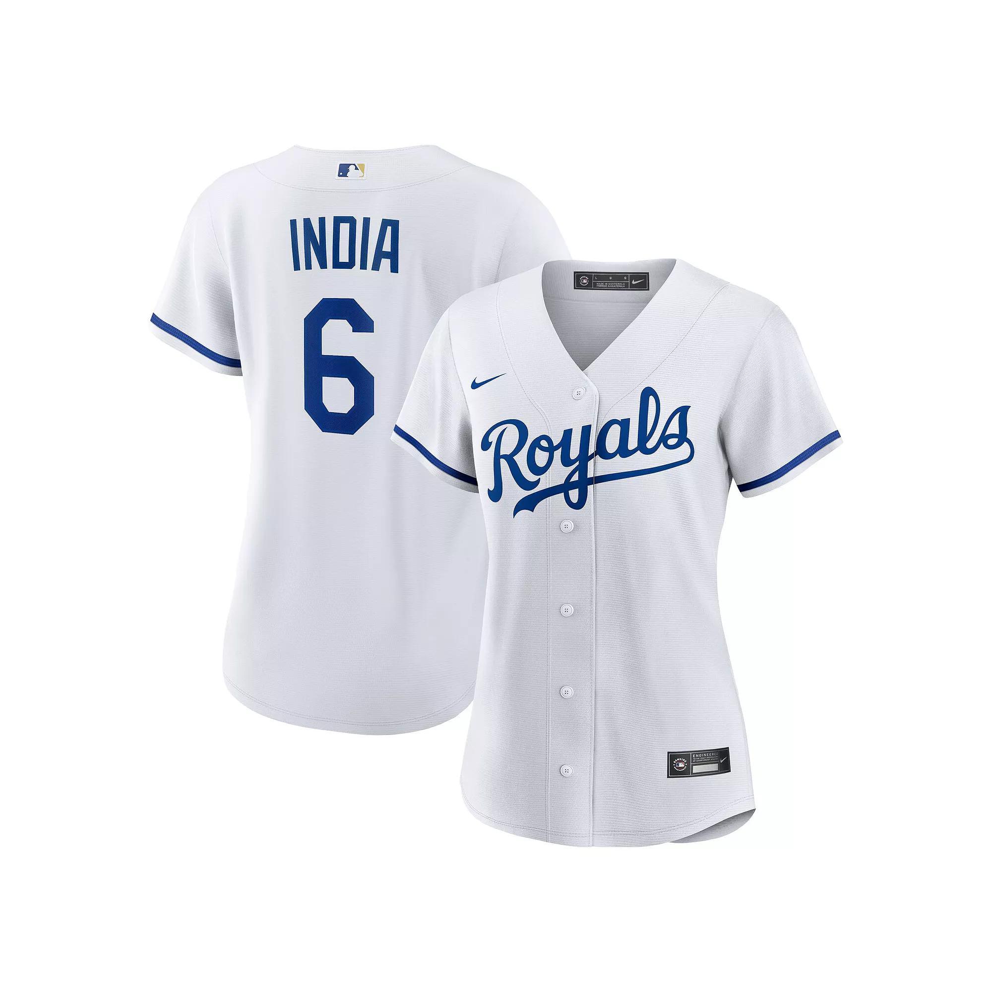 Women's Nike Jonathan India White Kansas City Royals Home Replica Jersey, Size: Large Product Image