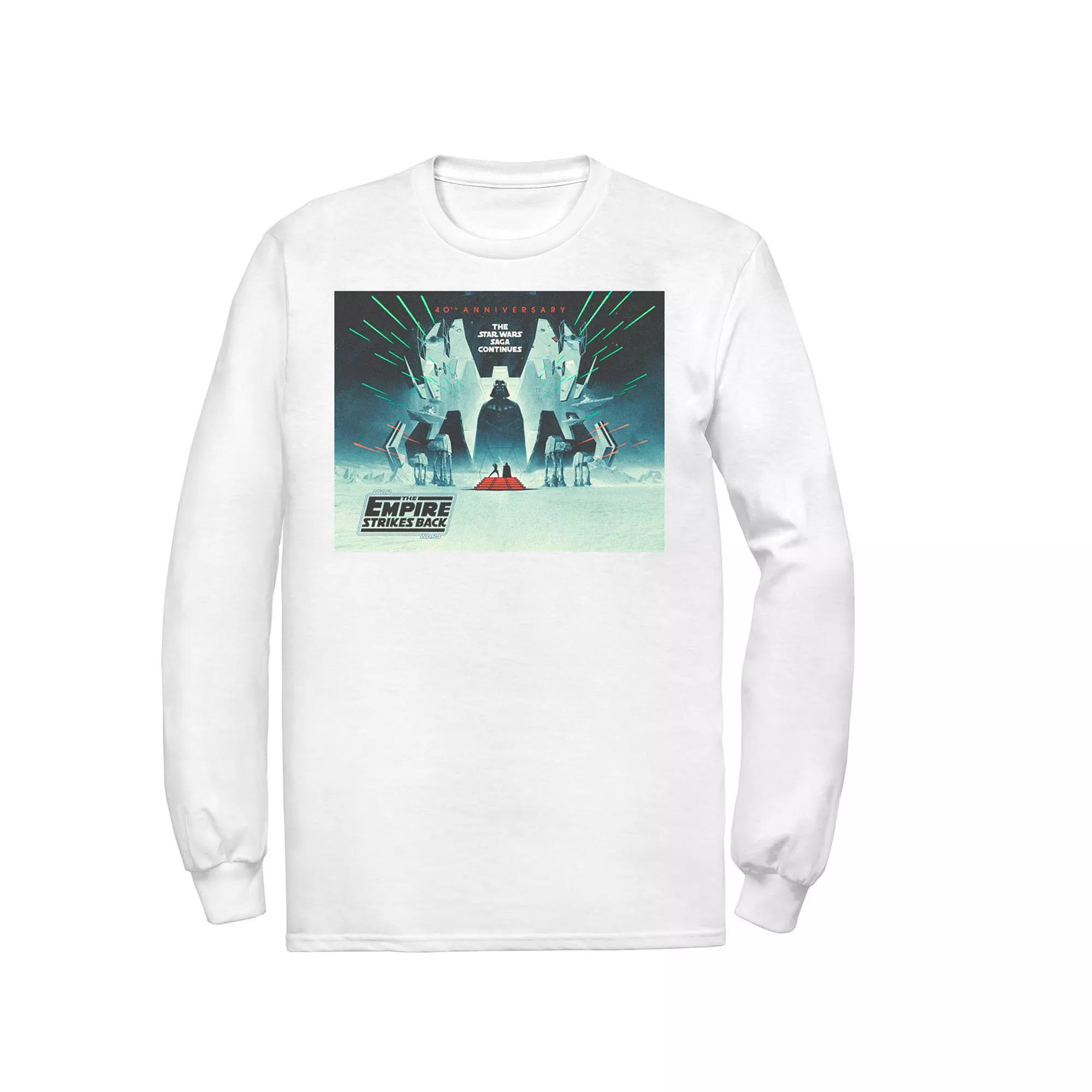 Men's Star Wars: The Empire Strikes Back 40th Anniversary Poster Tee, Size: 3XL, White Product Image