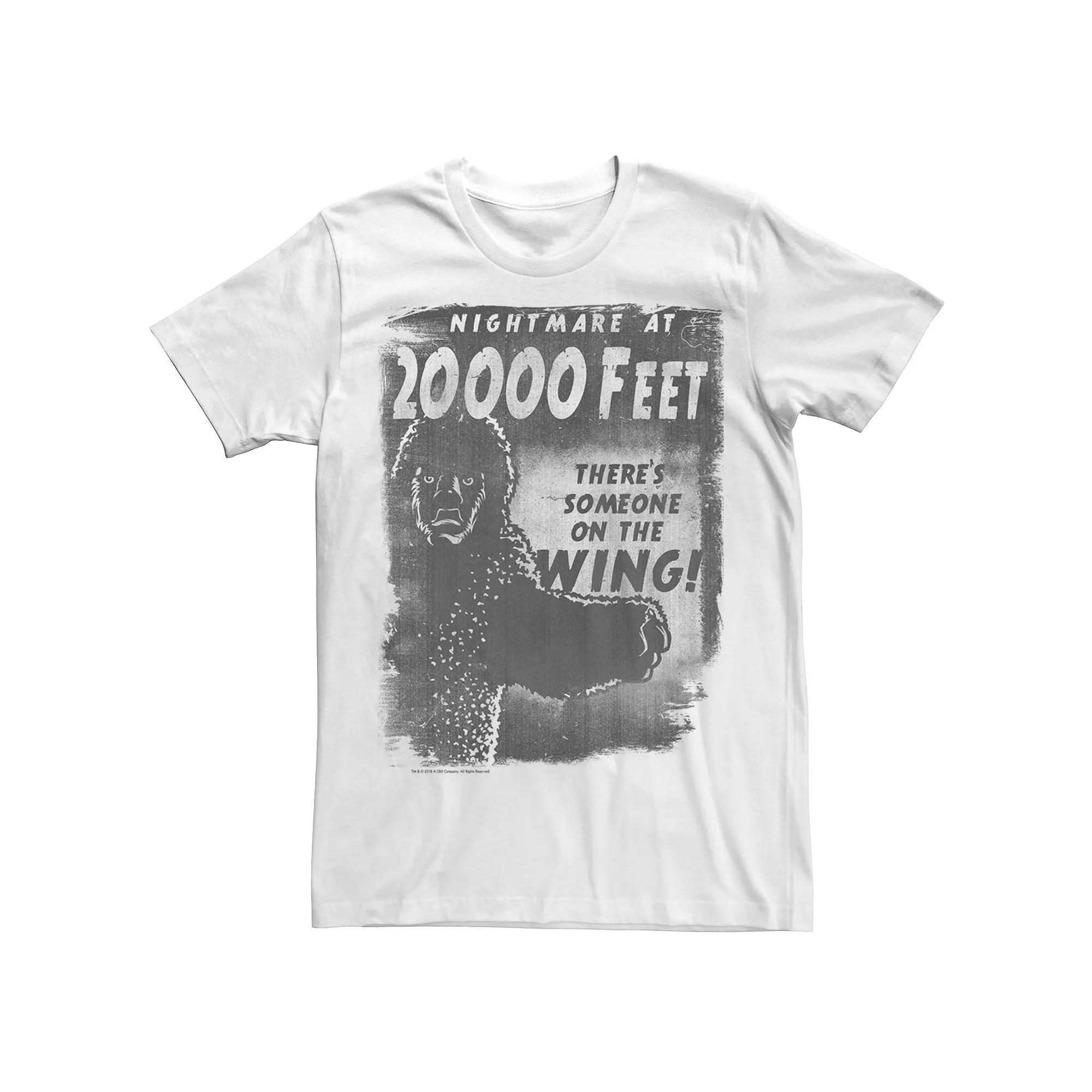 Men's Twilight Zone "There's Something On The Wing" Tee, Size: Large, White Product Image