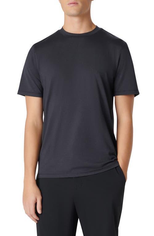 Mens Cotton Jersey Crewneck T-Shirt with Faux Layering Product Image