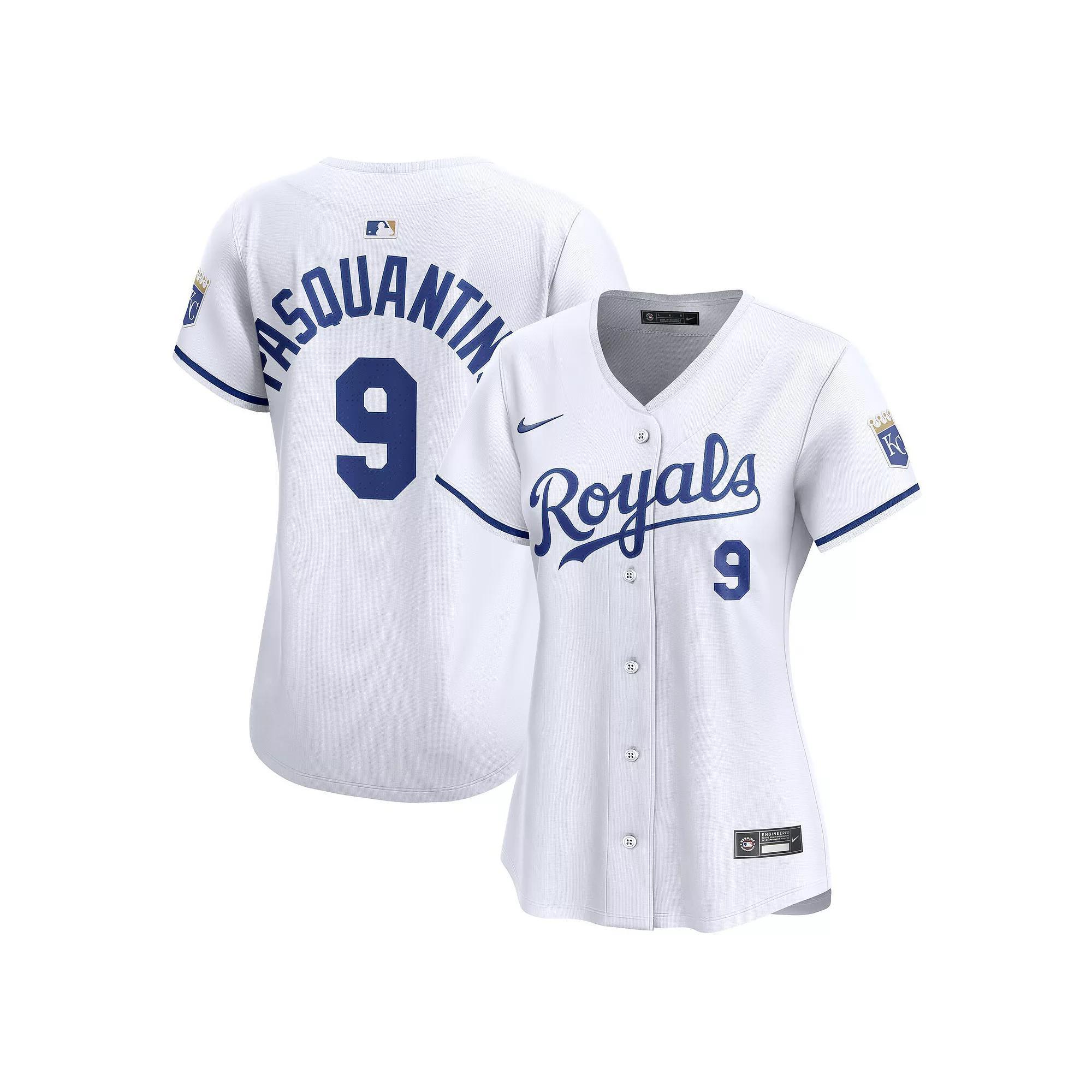 Women's Nike Vinnie Pasquantino White Kansas City Royals Home Limited Jersey, Size: XL Product Image