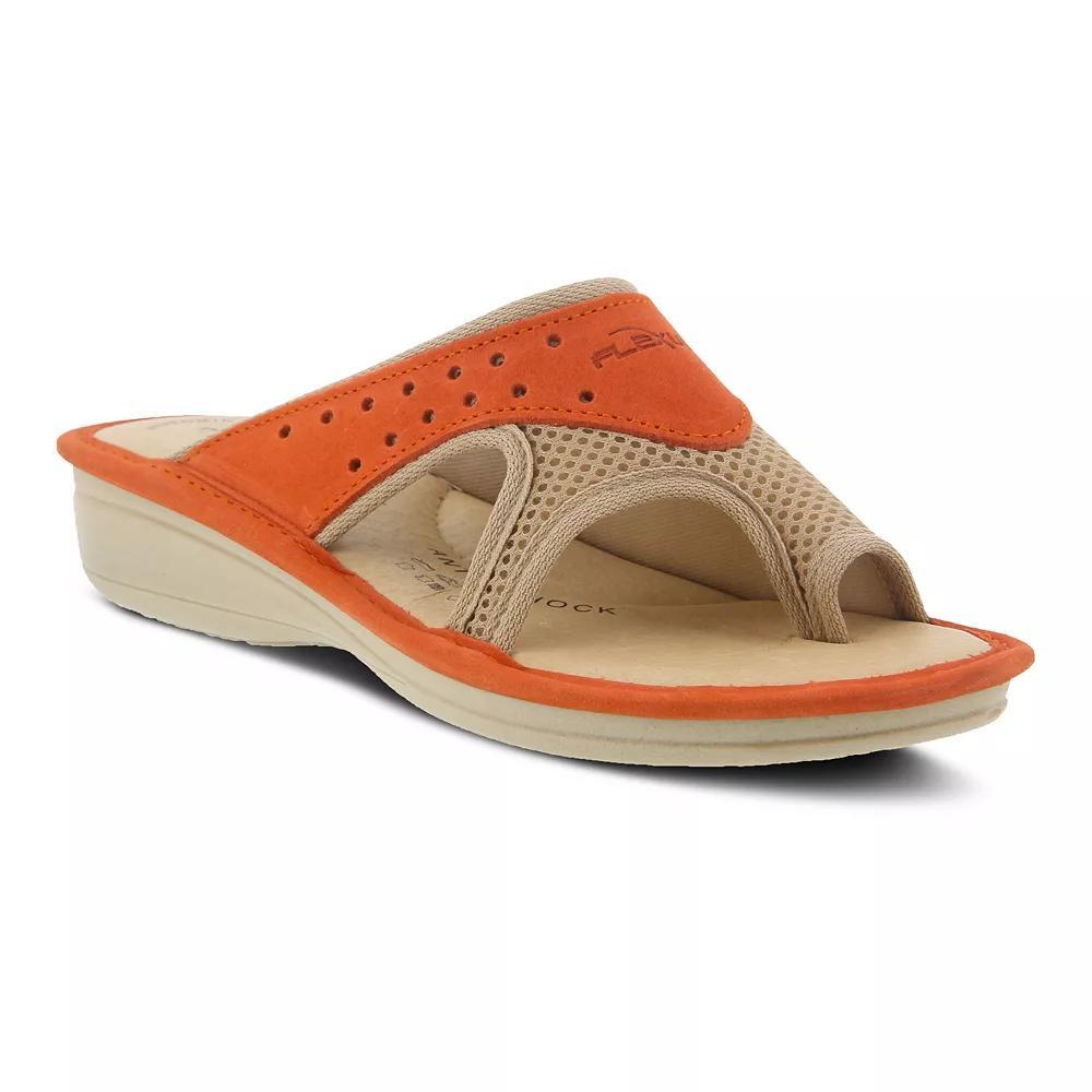 Flexus by Spring Step Pascalle Women's Slide Sandals, Size: 37, Orange Product Image