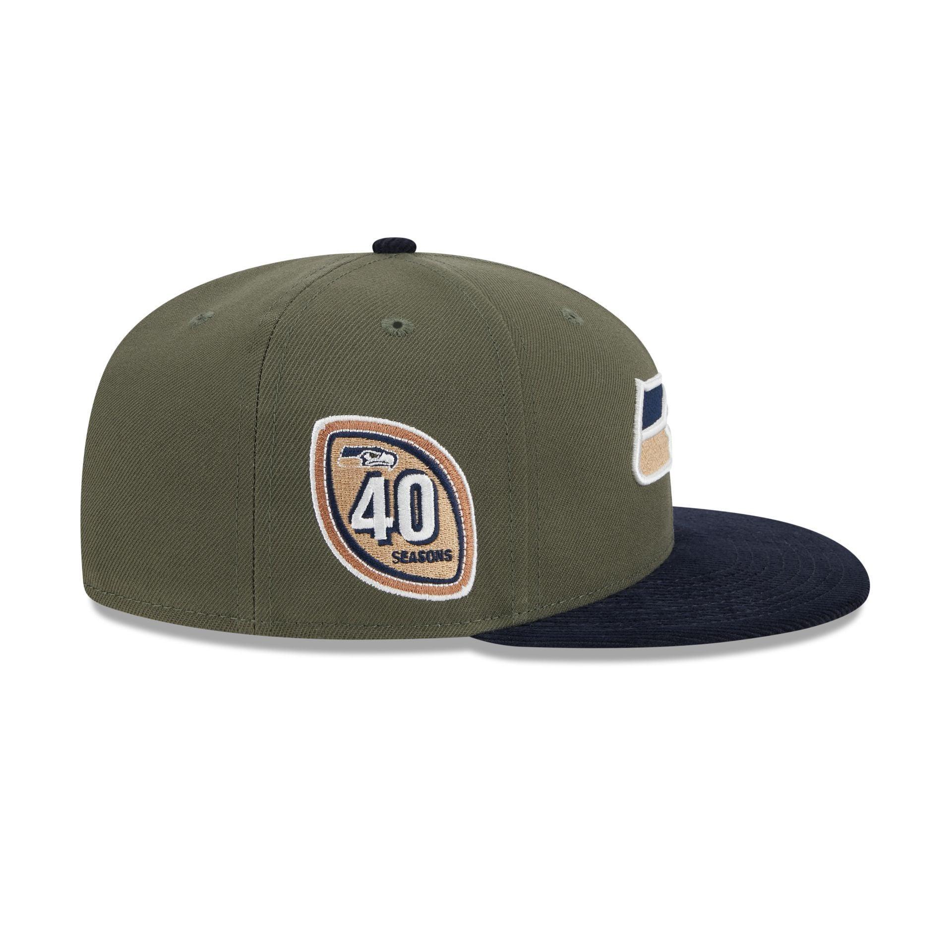 Seattle Seahawks Olive Green 59FIFTY Fitted Hat Male Product Image