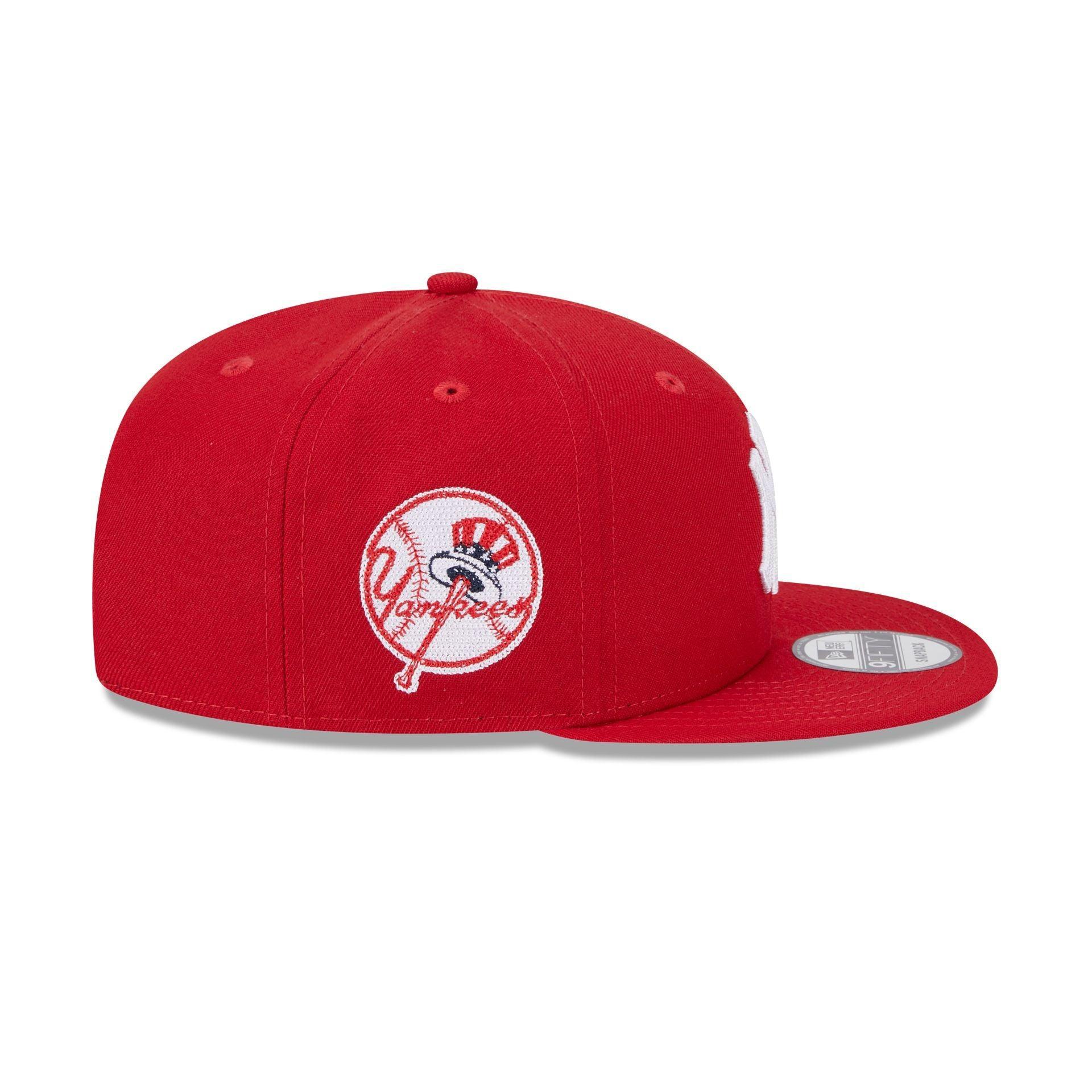Alpha Industries x New York Yankees Red 9FIFTY Snapback Hat Male Product Image