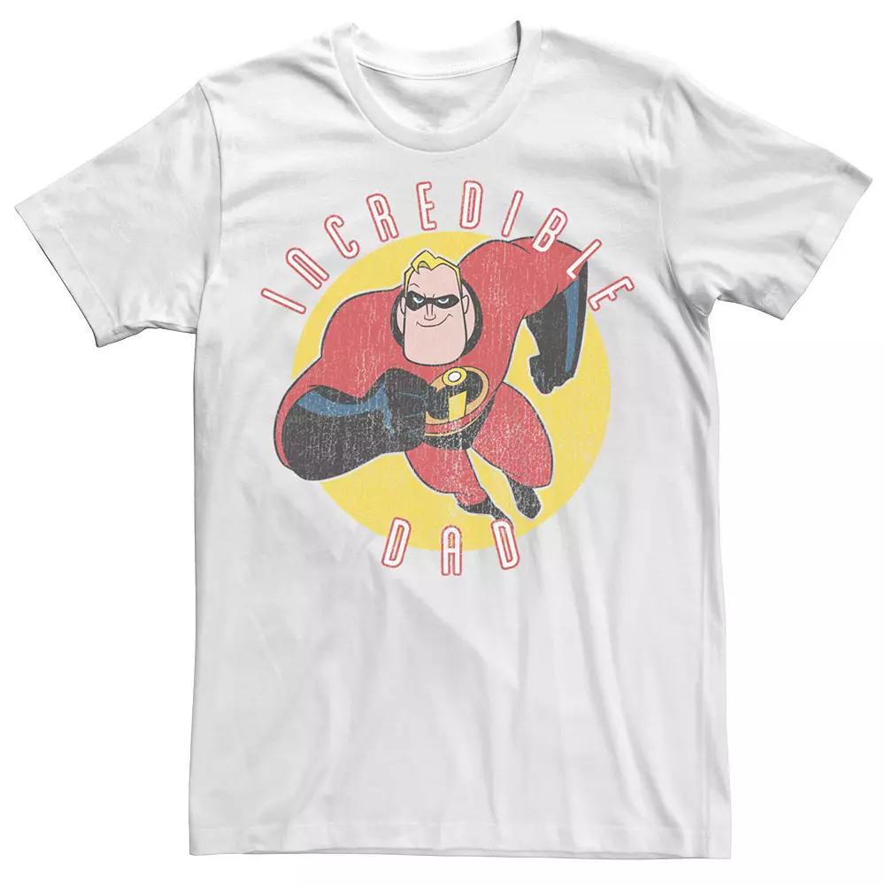 Big & Tall Disney / Pixar Incredibles Mr. Incredible Dad Tee, Men's, Size: XXL Tall, Black Product Image