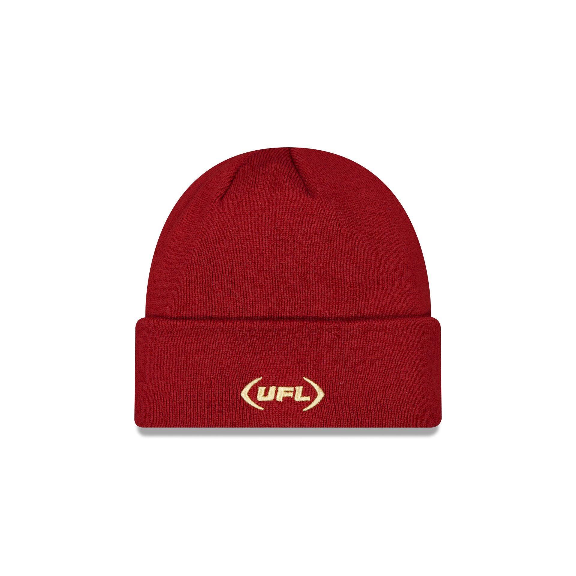 Michigan Panthers Red Cuff Knit Beanie Male Product Image