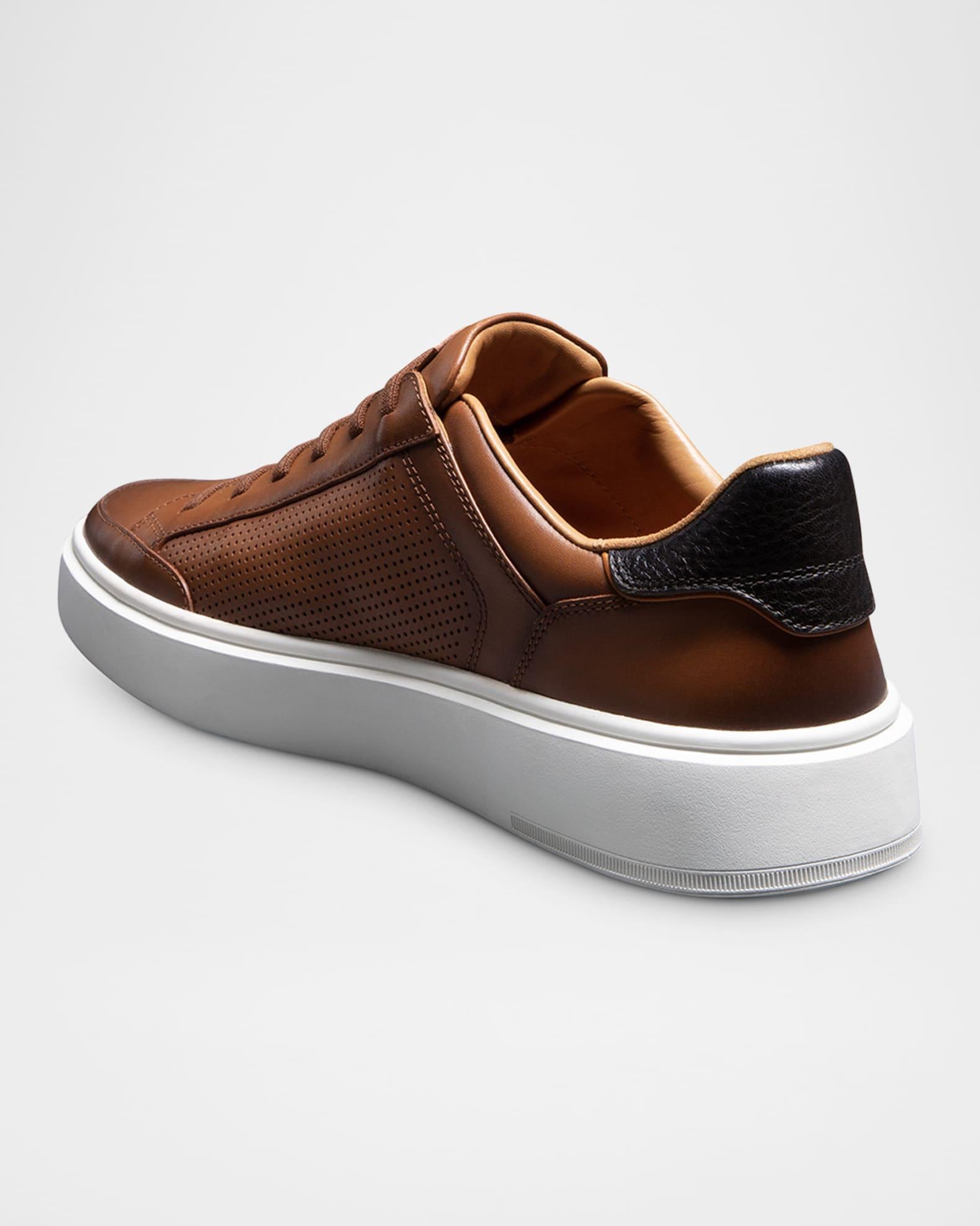 Men's Oliver Leather Slip-On Sneakers Product Image