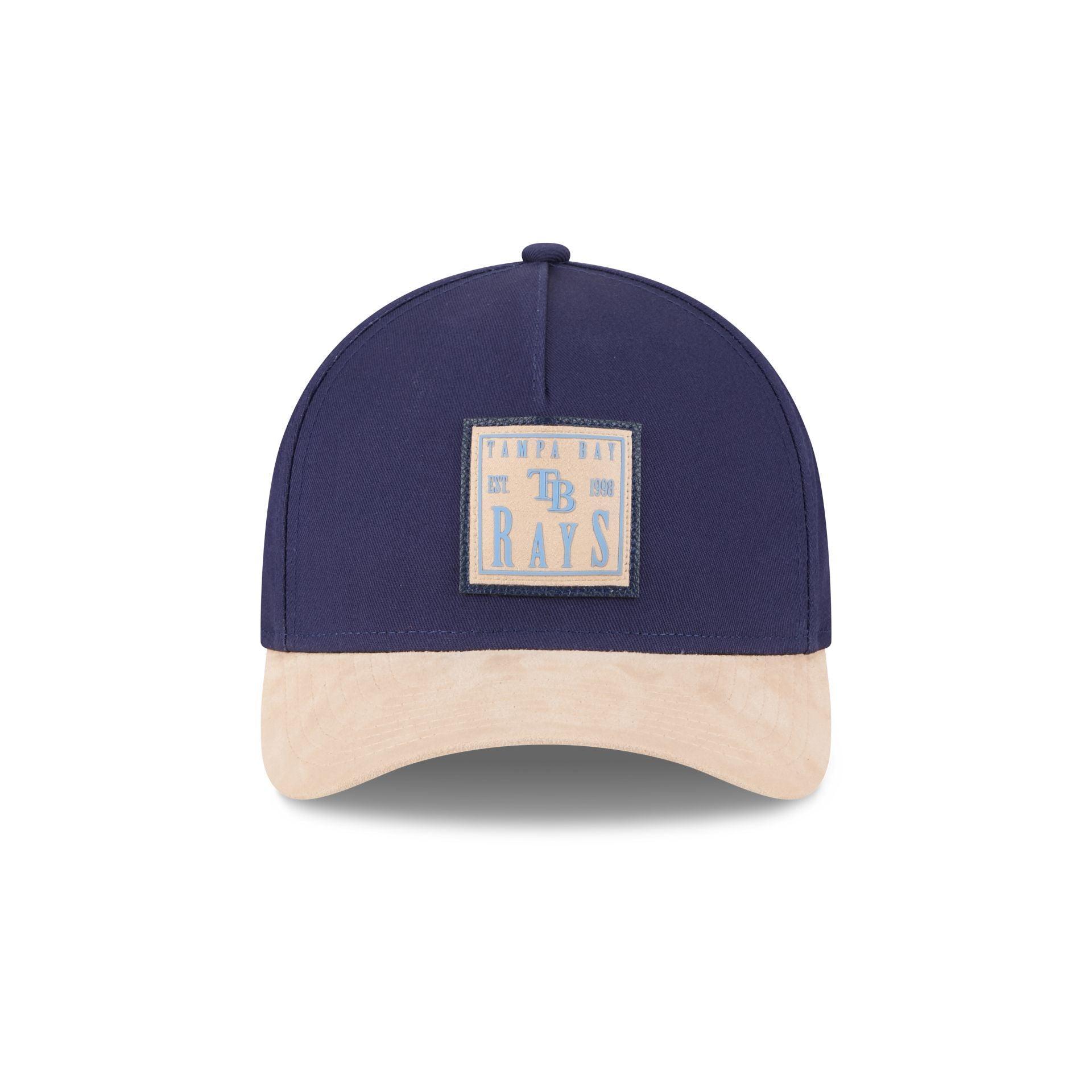 Tampa Bay Rays Suede Patch 9FORTY M-Crown A-Frame Adjustable Hat Male Product Image