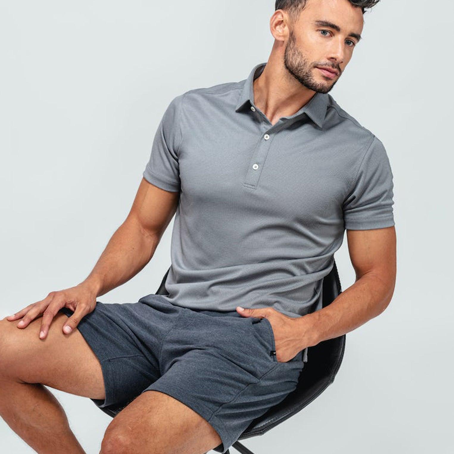 Men's Apollo Polo - Black Oxford Male Product Image