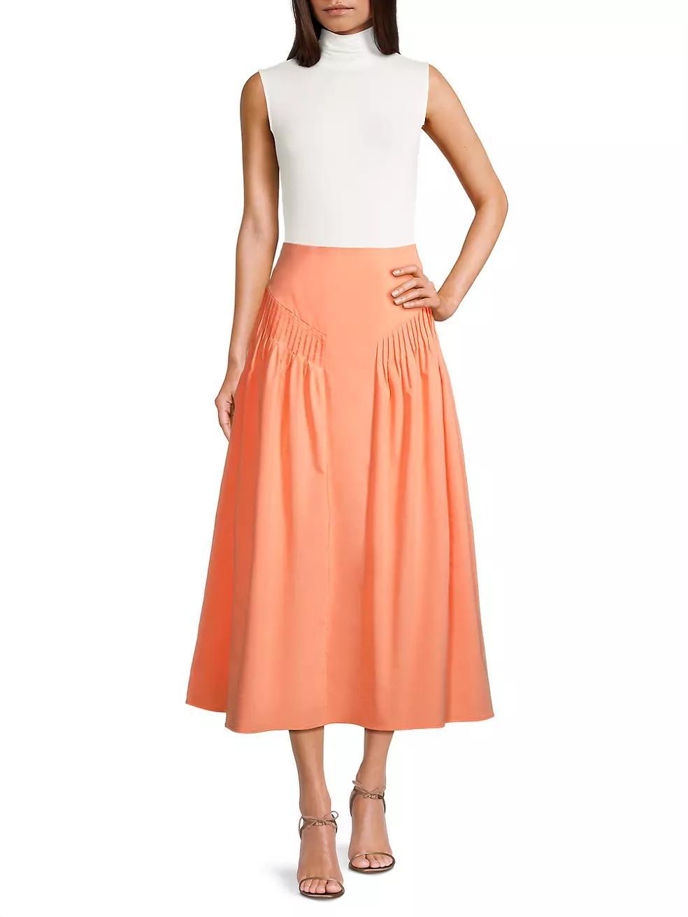 Godet Midi-Skirt Product Image