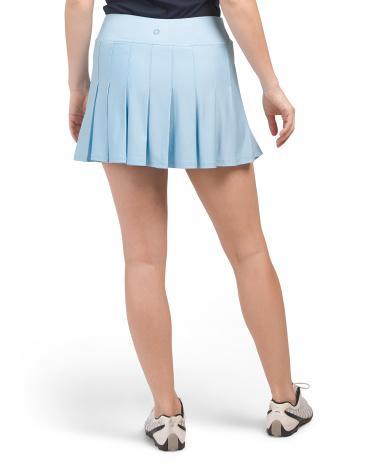 Pleated Skort for Women | Polyester Product Image
