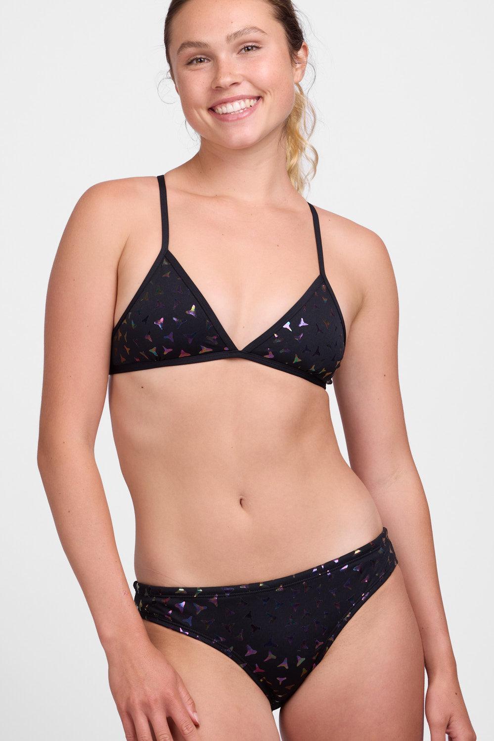 Andy Bikini Bottom - Metallic Shark Tooth Female Product Image