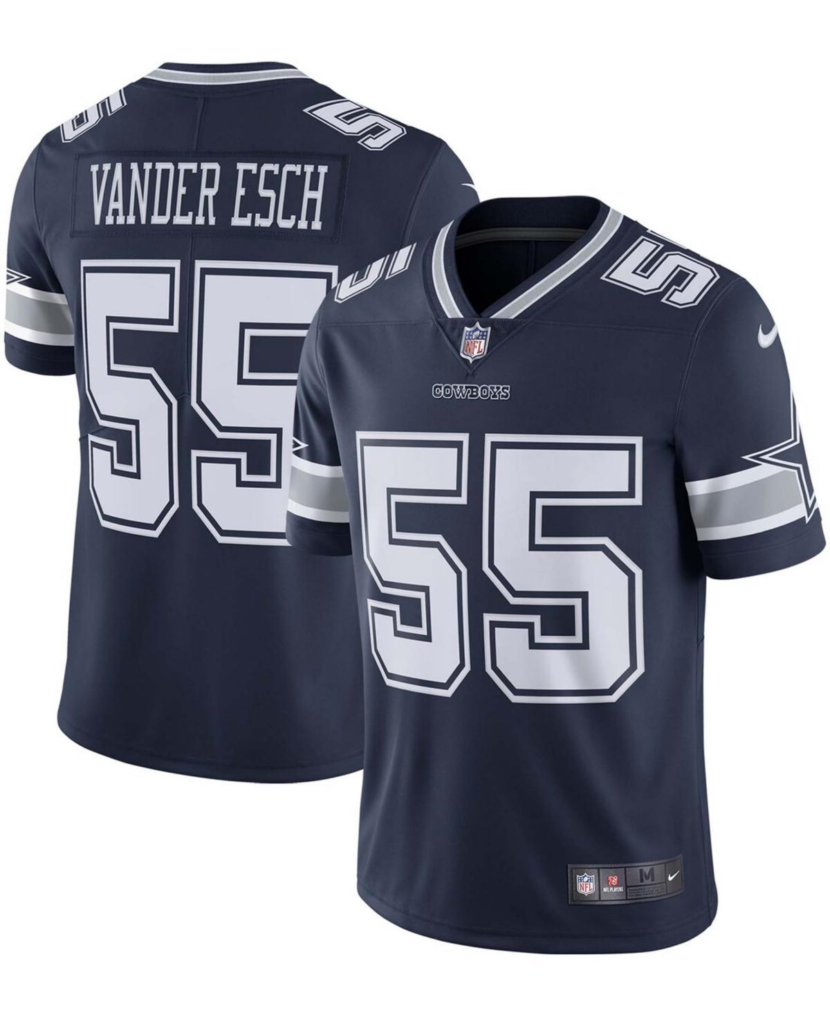 Men's Nike Leighton Vander Esch Navy Dallas Cowboys Vapor Limited Player Jersey, Size: XL, Blue Product Image