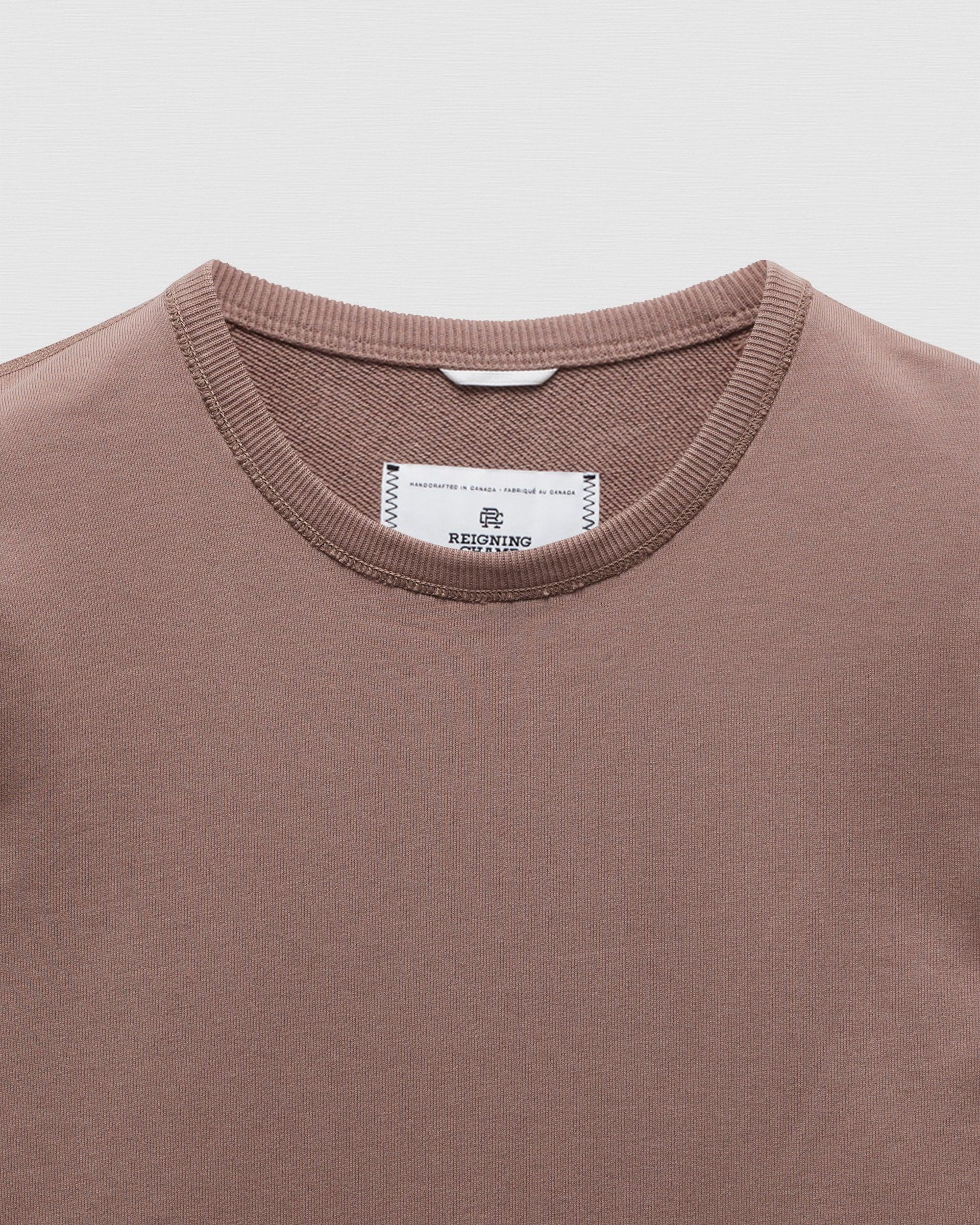 Midweight Terry Slim Crewneck Male Product Image