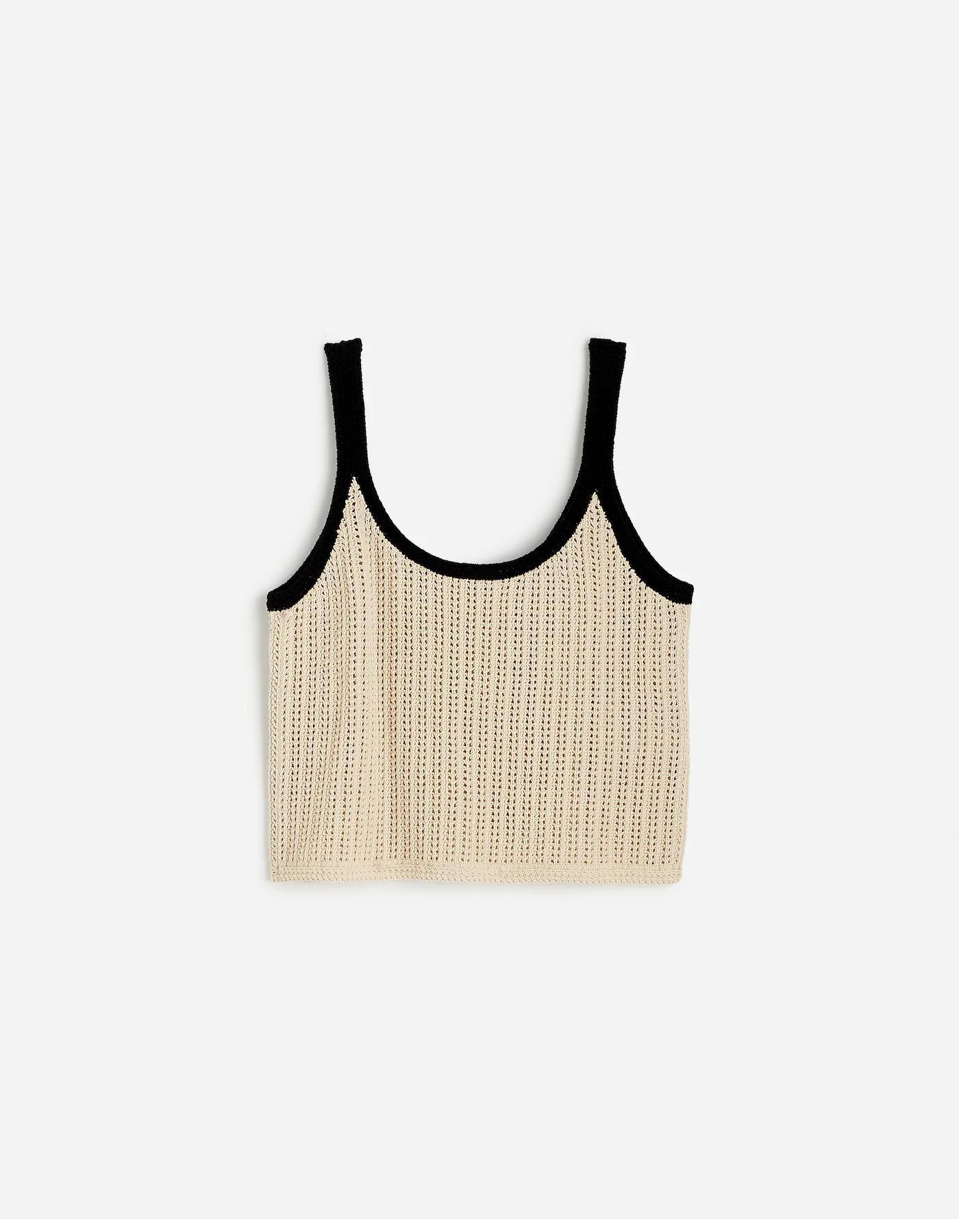 Open-Stitch Sweater Tank Product Image