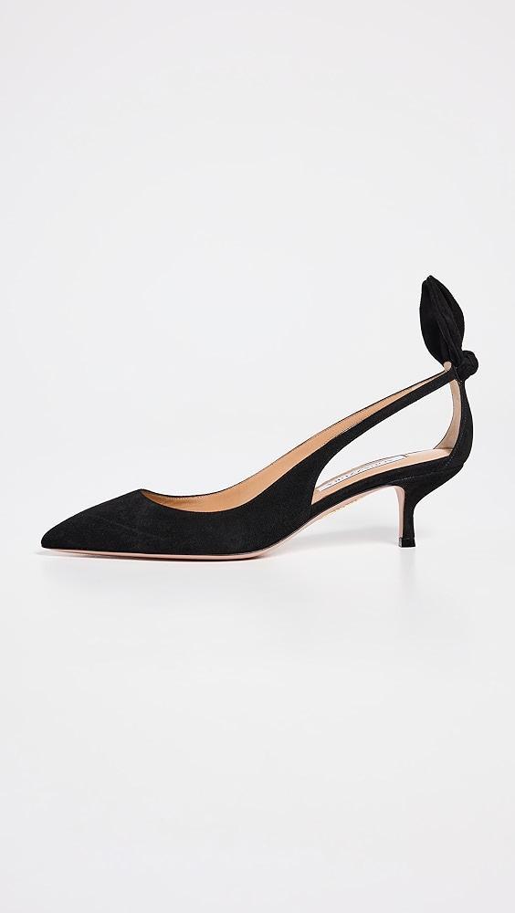 Aquazzura Bow Tie Pumps 50mm | Shopbop Product Image