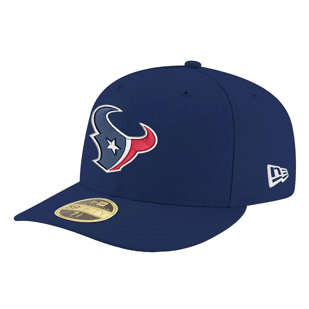 Men's New Era  Navy Houston Texans Omaha Low Profile 59FIFTY Fitted Hat, Size: 7 7/8, Blue Product Image