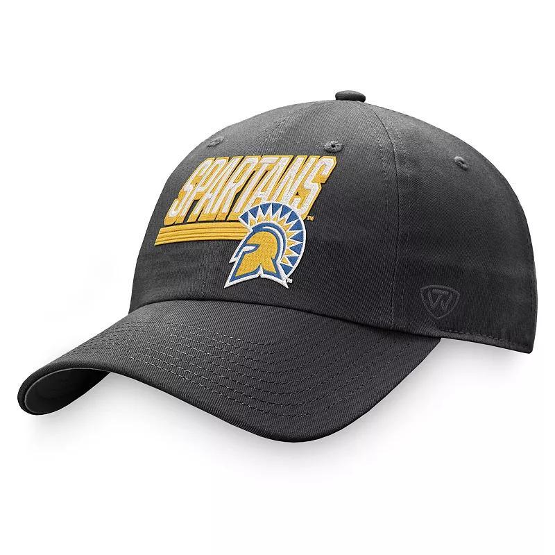 Men's Top of the World Purple LSU Tigers Slice Adjustable Hat Product Image