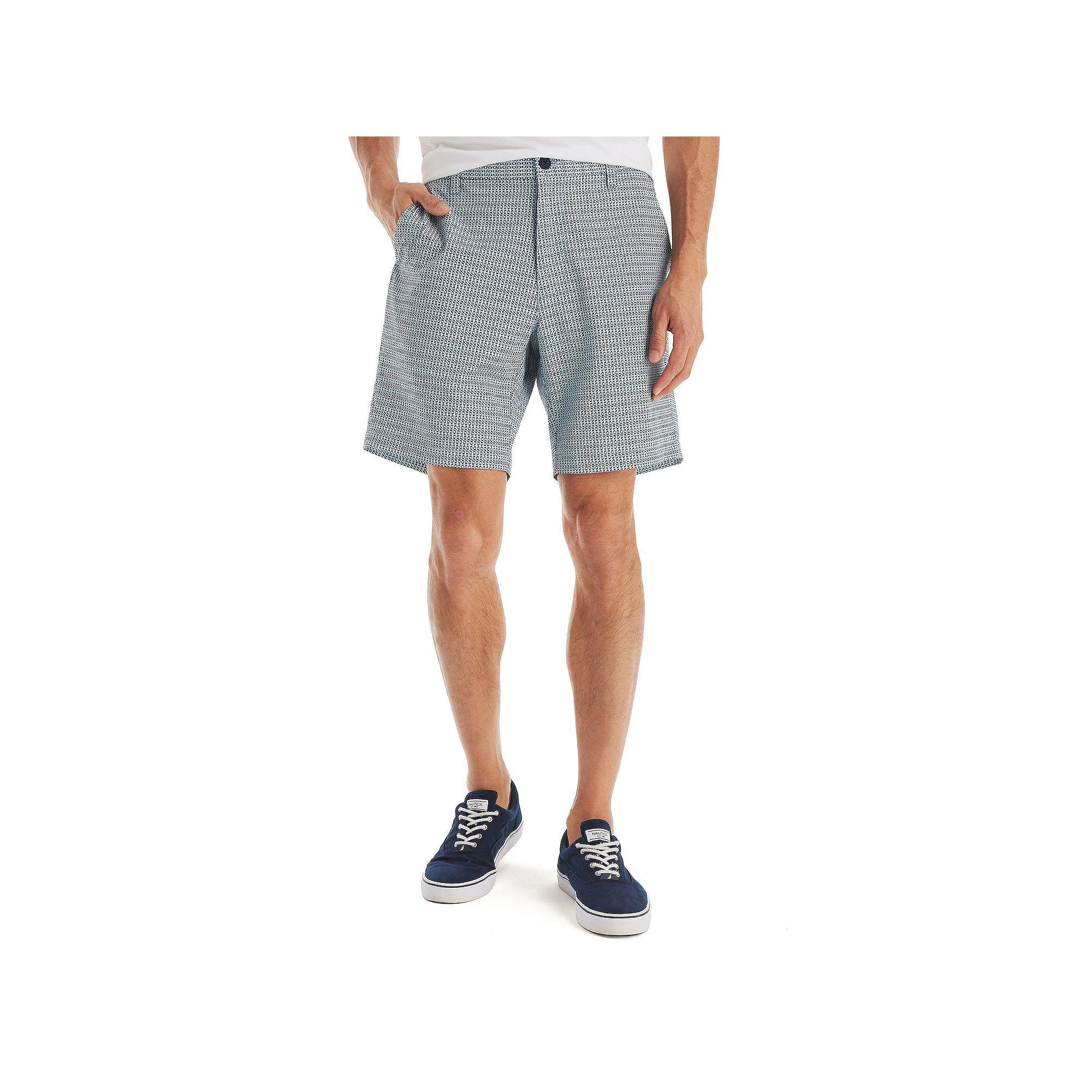 Men's Nautica Printed Performance Shorts, Size: 40, Skyway Print Product Image