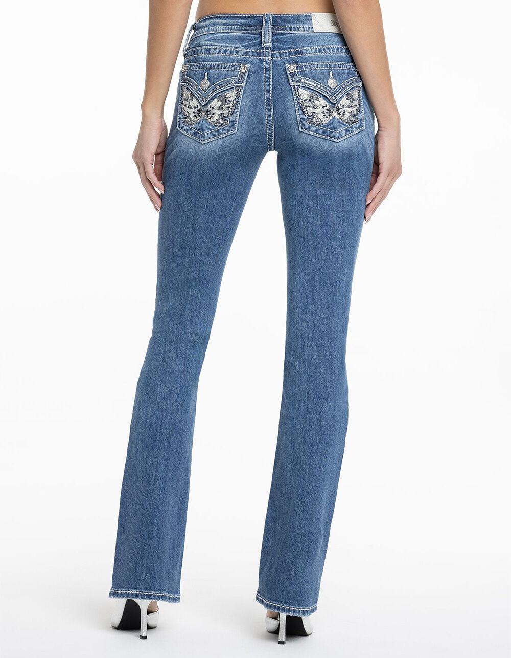 MISS ME Angellica Womens Bootcut Jeans - MEDIUM WASH Product Image