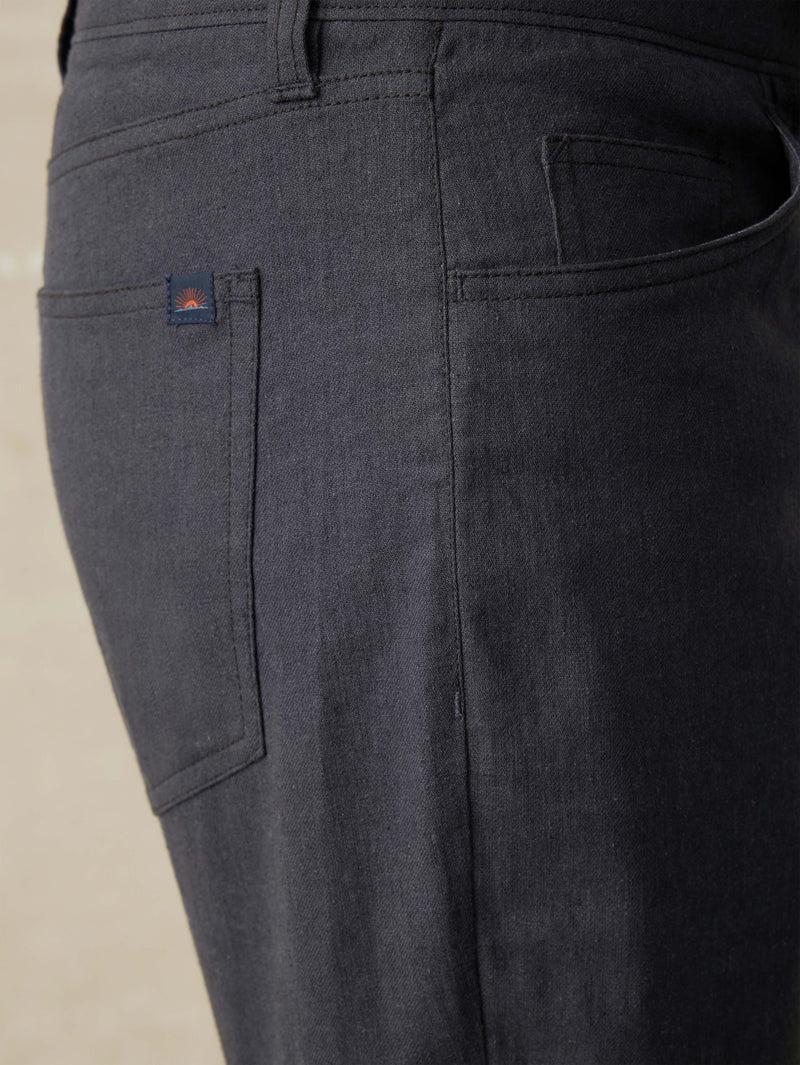 Movement™ Linen 5-Pocket Pant - Washed Black Product Image