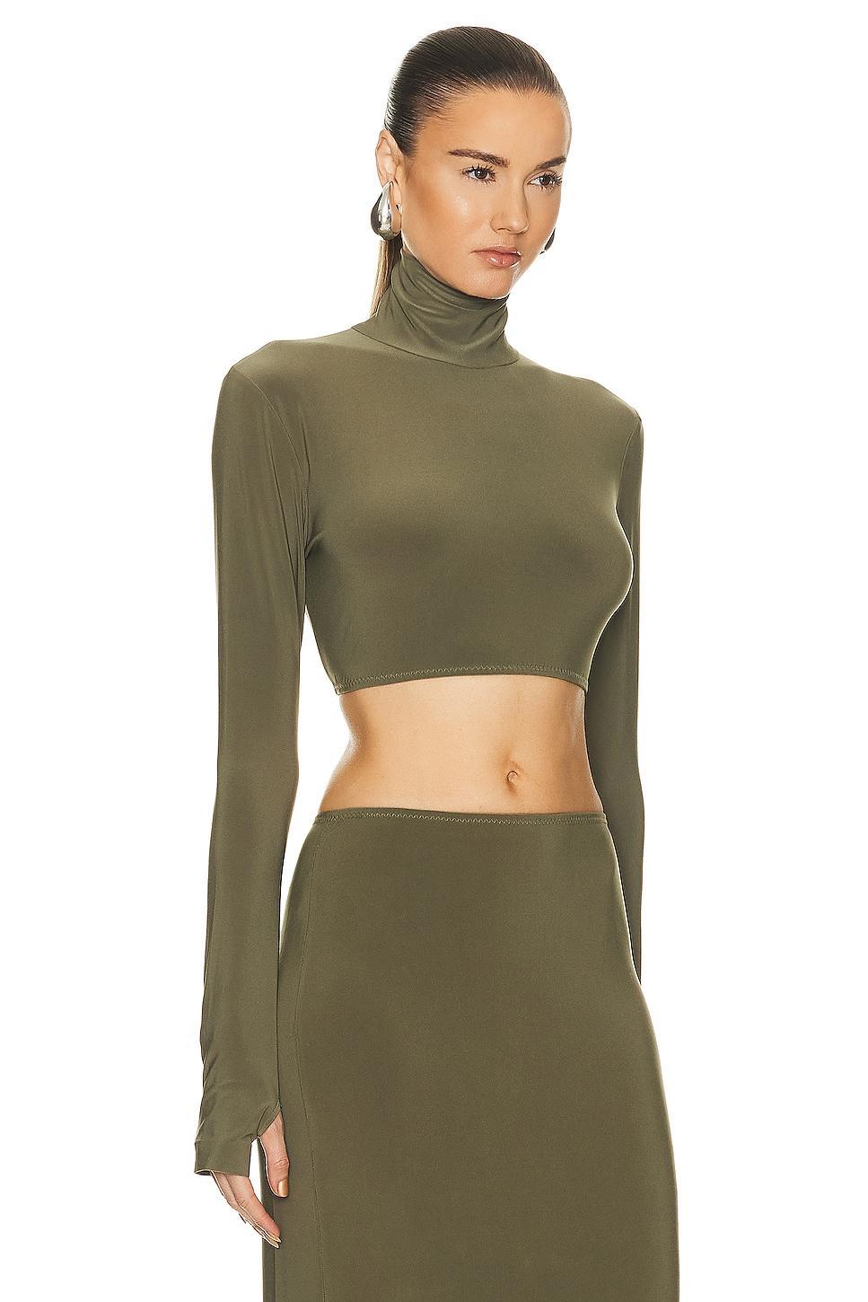 Slim Fit Turtle Top Norma Kamali Product Image