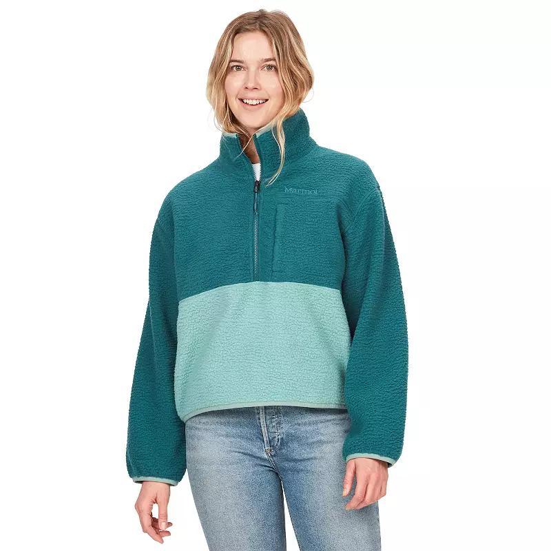 Women's Aros Half Zip Fleece Pullover, Size: Small, Sunburn Product Image